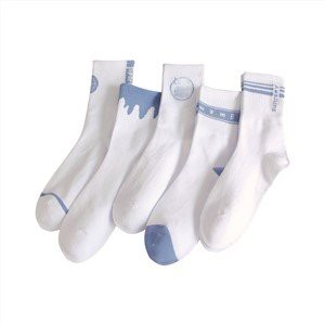 Happy Men Zeķes Kokvilna Balta 2022. gada karstais dizains